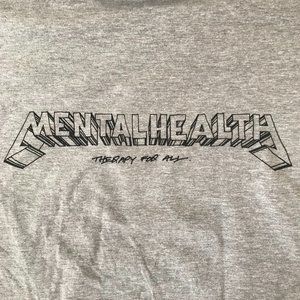 Custom Handscreened mental health shirt